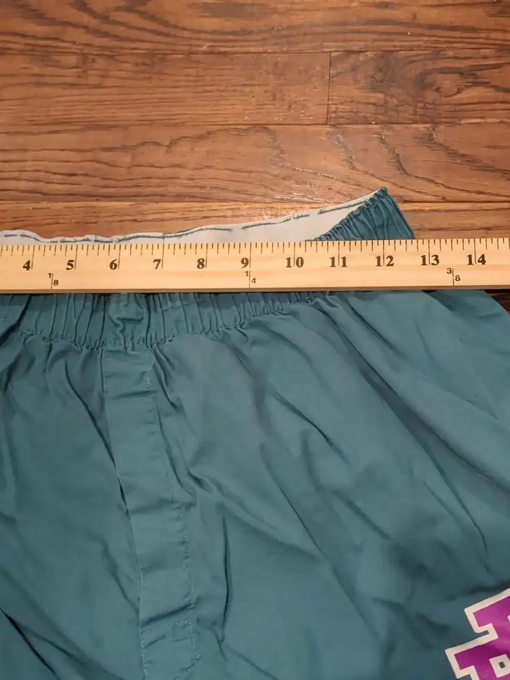 Eric Emanuel Boxer Shorts Size Medium Teal Cotton